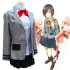 Аниме Токийский Гуль косплей костюмы Touka Кирисима Косплей Костюм Школьная Униформа Хэллоуин вечевечерние Женщины игра косплей костюм