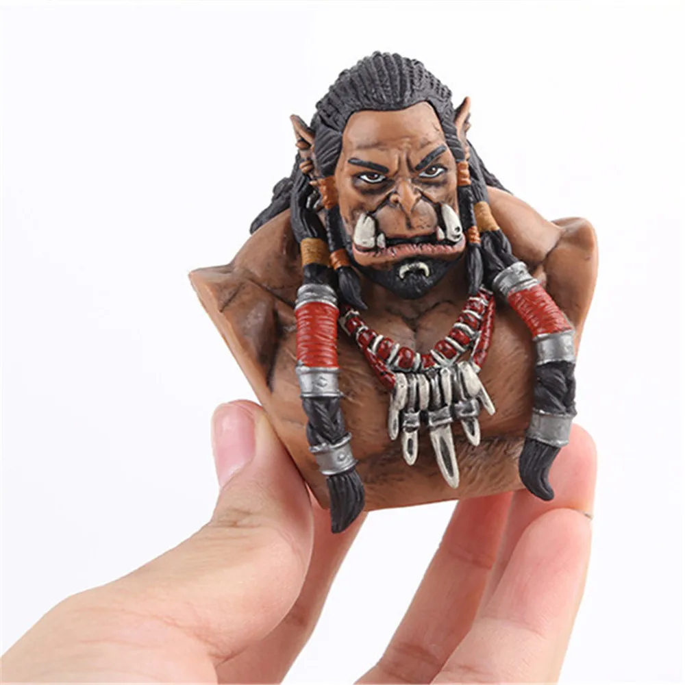 

In Stock Genuine Hand-made WOW Doll 6cm Lothar and Shelongtan Half-length Statue Decor Model with Box