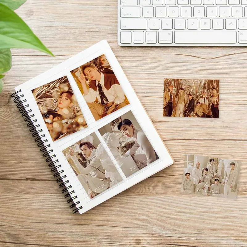 Фотоальбом MONSTA X 16 шт./компл. ПВХ-карты самодельная бумажная ломо-карта Фотокарта