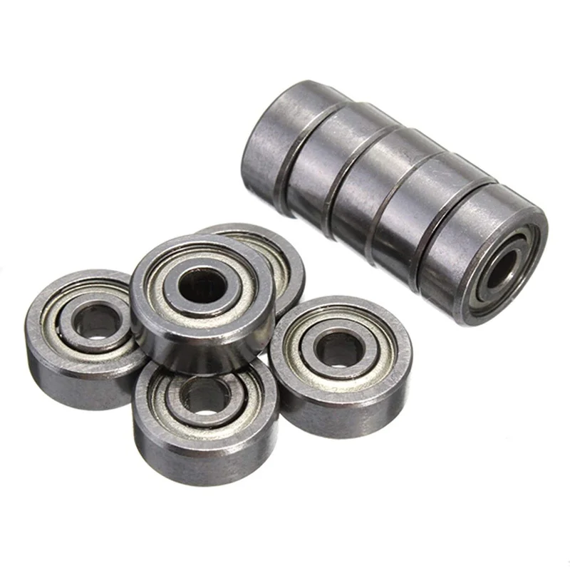 

5pcs Double Shielded Miniature High-carbon Steel Single Row 3x10x4mm 623ZZ Ball Bearing