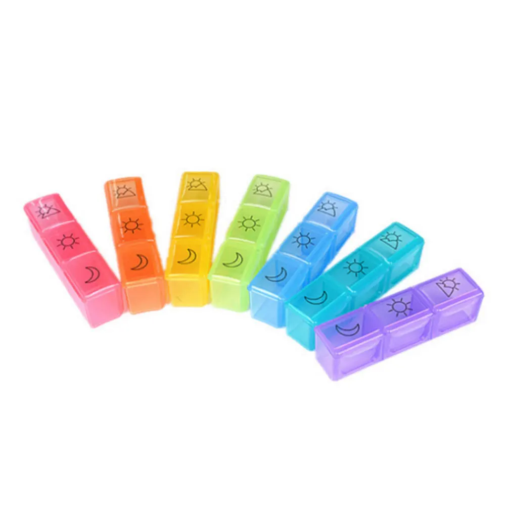 1 шт. портативный разделитель для татаблеток 21 ячейка|Коробки и ящики хранения| |