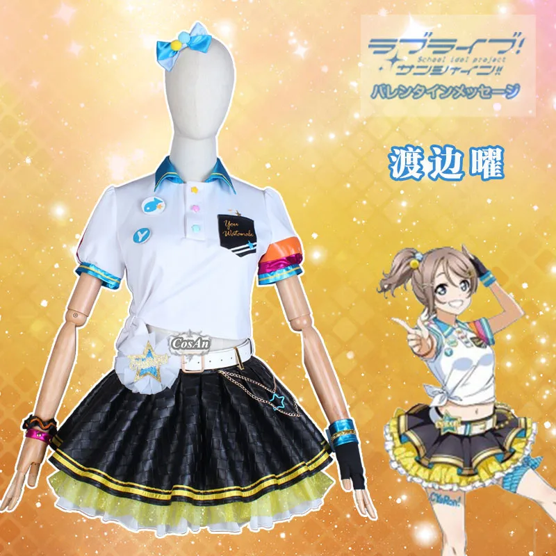 

LoveLive!Sunshine! Watanabe You Cosplay Costume Unit Live Adventure 2020 Concert Performance Suit Role Play Clothing Custom-Make