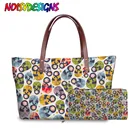 NOISYDESIGNS милые женские большие сумки, роскошные сумки матрешки, куклы с принтом, модные сумки-мессенджеры для женщин, Прямая поставка