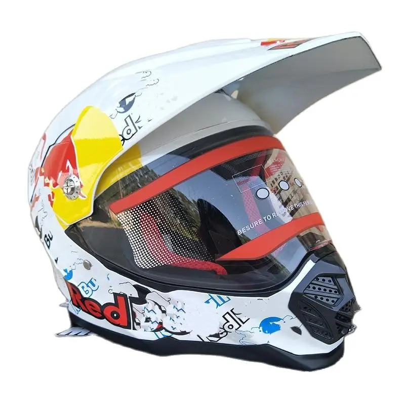 Шлем для мотокросса мотоциклетный шлем белого цвета езды по бездорожью |