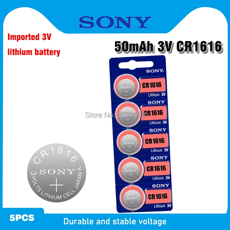 

Батарейка для часов CR1616, DL1616, BR1616, ECR1616, 5021LC, L11, L28, 3 в, CR1616, литиевая, 5 шт.