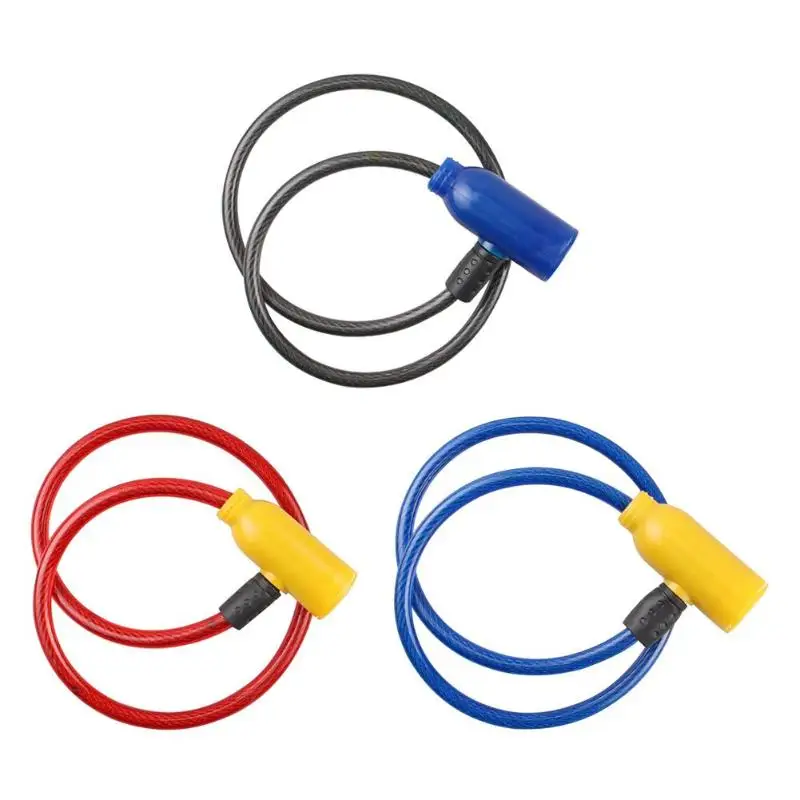 Металлический замок безопасности для велосипеда универсальный Противоугонный