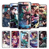 anime demon slayer kimetsu no yaiba for lg g8 v30 v35 v40 v50 v60 q60 k40s k50s k41s k51s k61 k71 k22 thinq 5g phone case