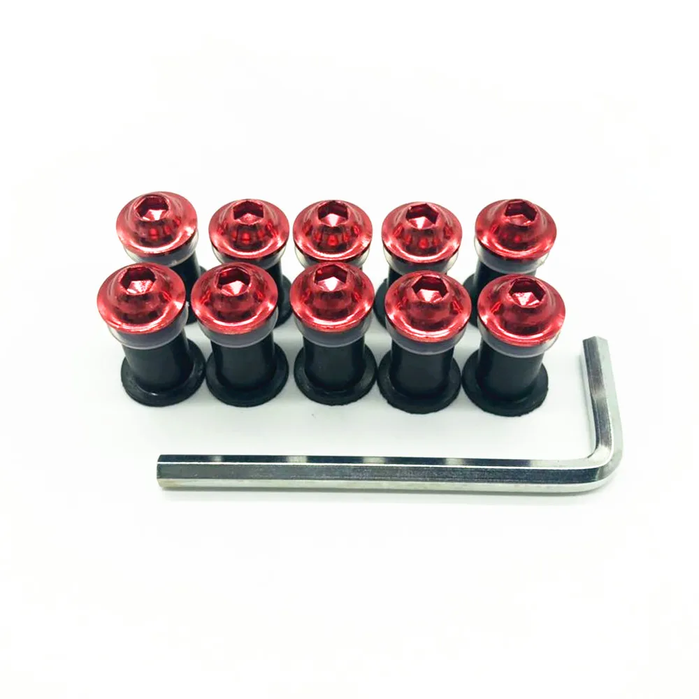 10 шт. M5x6mm лобовое стекло винт для Honda CBR 600 F4i CBR1000RR CB400 VFR800 |