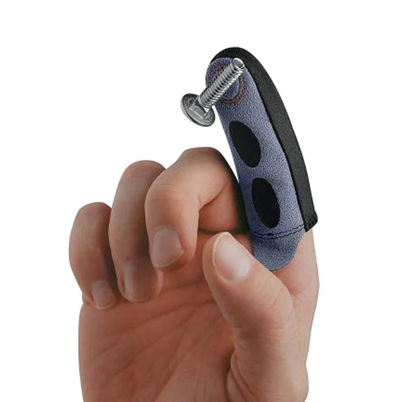 

Strong Magnetic Finger Glove Tool Fingertip Magnet Sleeve Pickup Hold Any Metal Mini Finger Glove HEE889