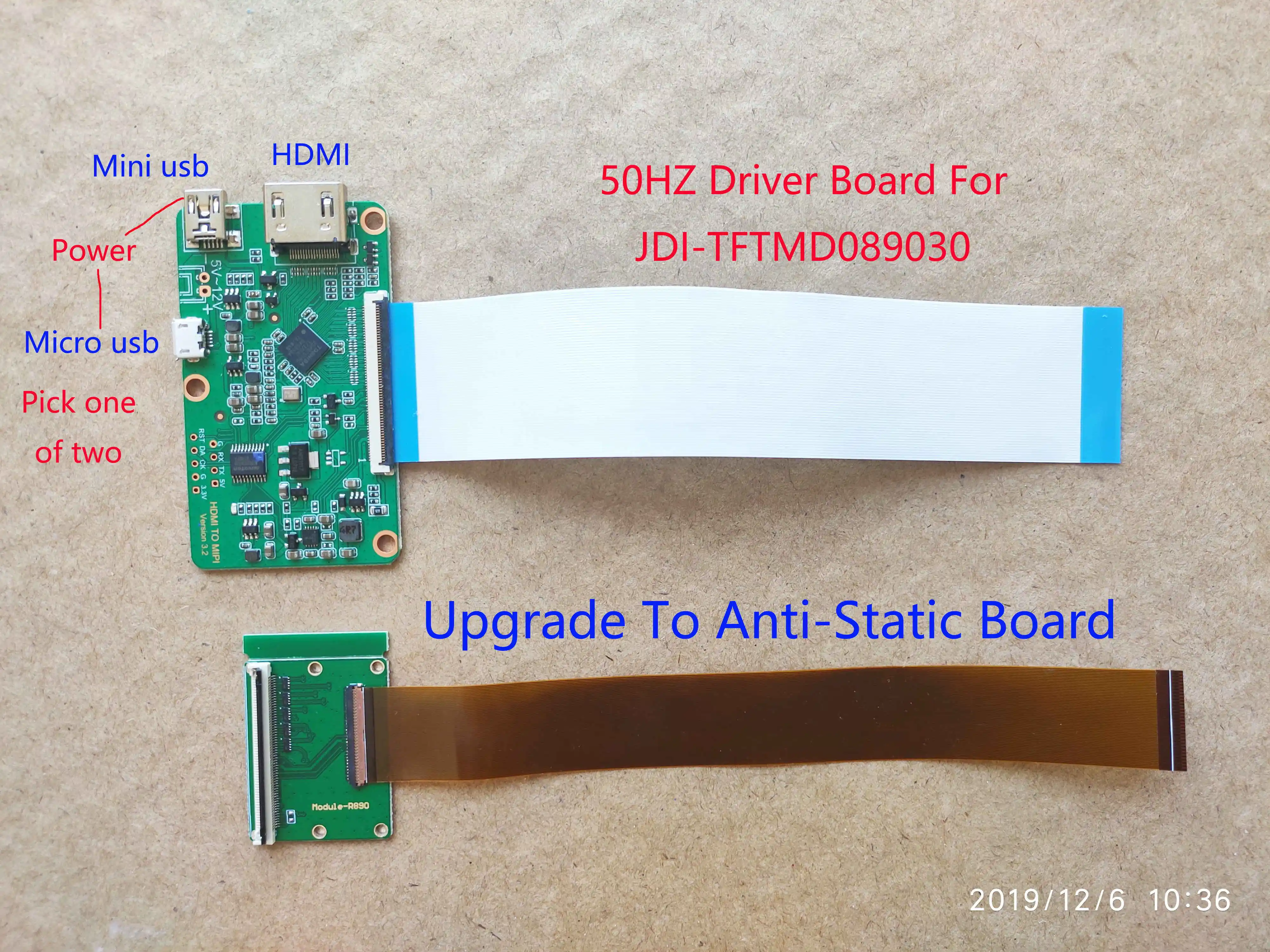 Driver board A 8,9 дюймовый TFTMD089030 2K HDMI ips дисплей 2560*1600 MIPI ЖК-дисплей с драйверной платой USB Сенсорная Поддержка Win7 8 10 Raspberry Pi 3 - Цвет: Driver board A