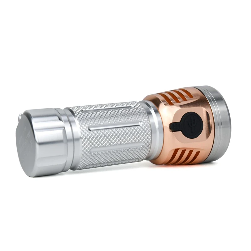 Astrolux MF01 мини медный Алюминиевый 7 * SST20 5500LM Type C перезаряжаемый кемпинговый EDC