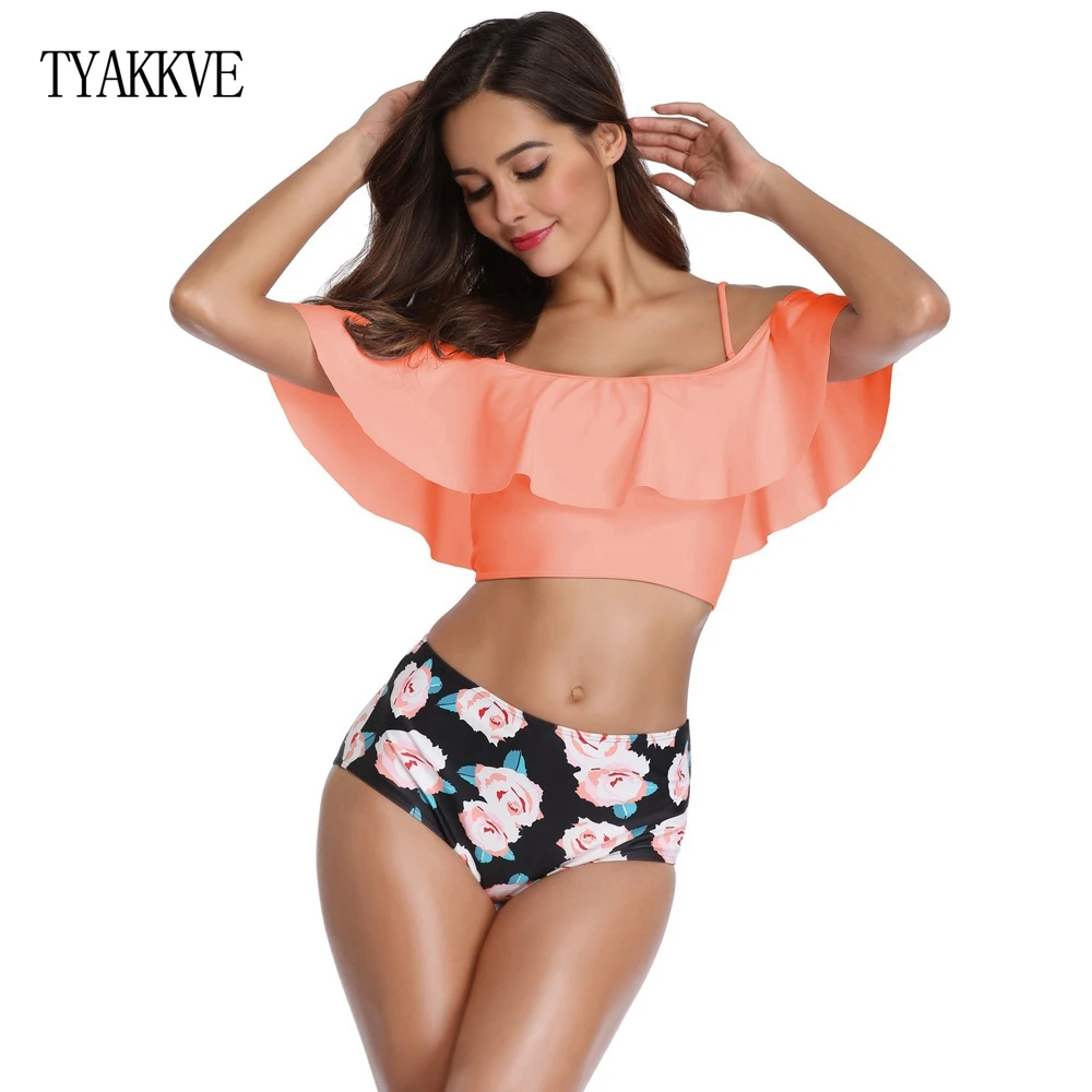 2020 бикини женский купальник с высокой талией танкини сексуальный пуш-ап набор