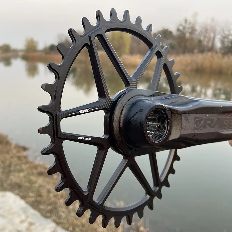 Звездочка для горного велосипеда овальная ширина узких зубьев | Спорт и