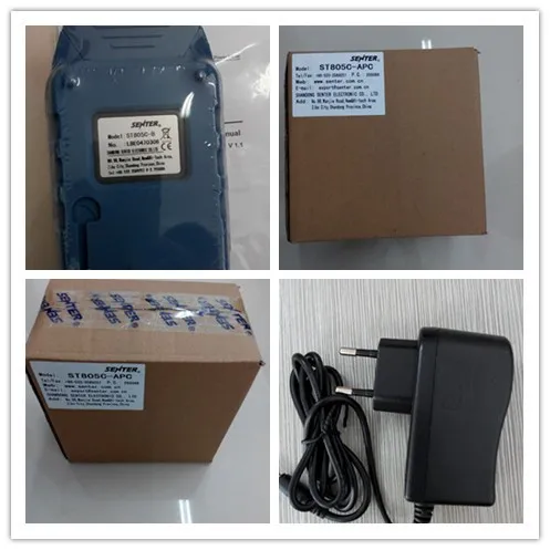 

ST805C-A dry battery PON Power Meter network FTTX tools optical fiber tester 3 wavelength pon to ethernet adapter