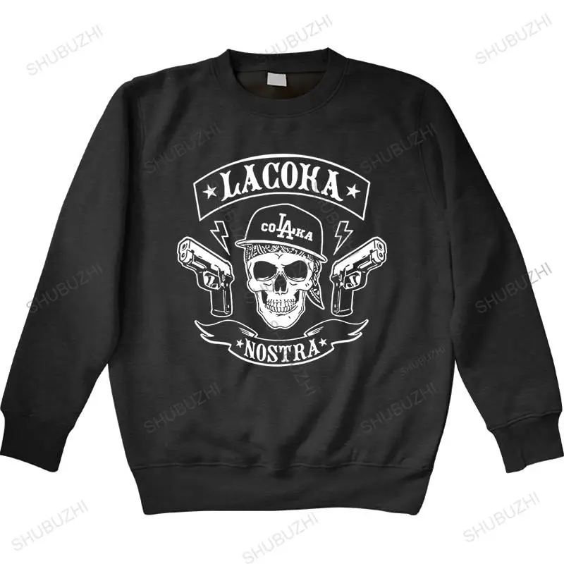 

Funny Men hoodie Women novelty La Coka Nostra MC (LA) sweatshirt male brand hirt men autumn cotton hoodie warm hoody thin style