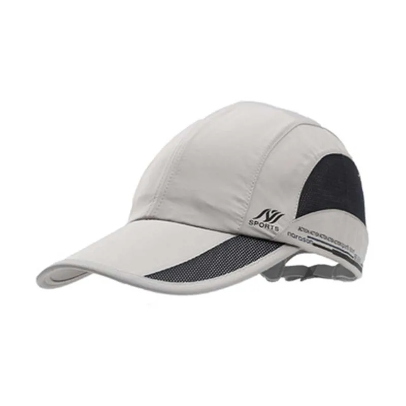 Бейсболка Мужская быстросохнущая тонкая дышащая сетчатая летняя Спортивная