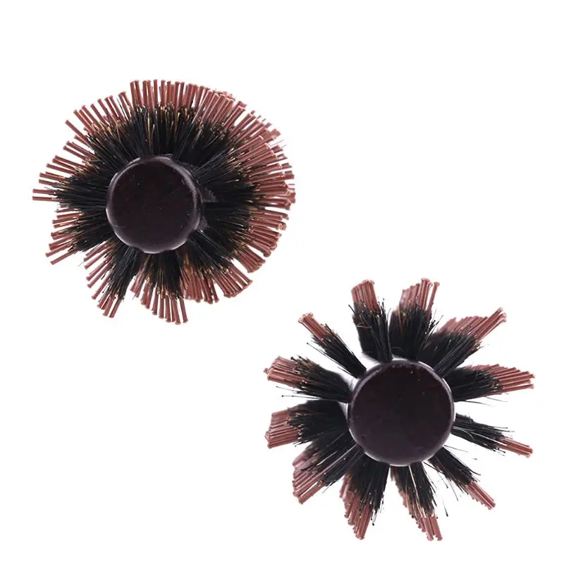 

6 Types Straight Twill Hair Comb Natural Boar Bristle Rolling Brush Round Barrel Blowing Curling DIY Hairdressing Styling Tool