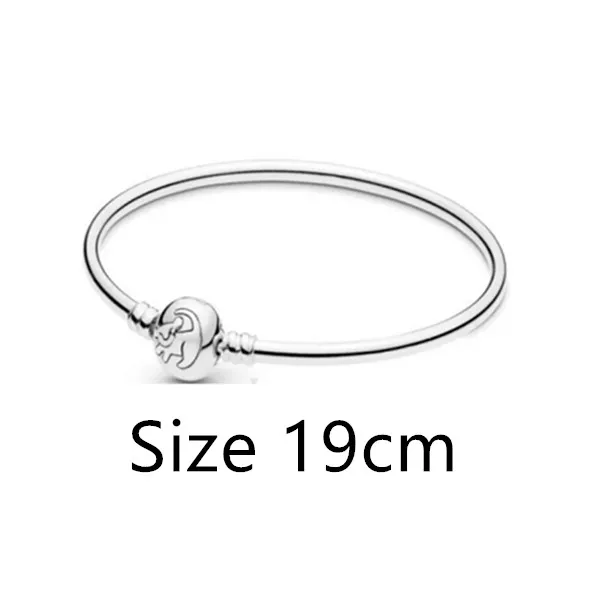 Size 19 Новые подлинные 925 пробы серебряные винтажные Подвески в виде льва и короля сердец золотые бусины подходят для браслетов, браслетов и ожерелий DIY кулон ювелирные изделия - Цвет камня: Size 19