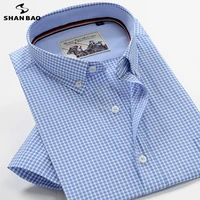5xl 6xl 7xl 8xl 9xl 10xl classic brand cotton plaid shirt 2021 summer business casual large size mens loose short sleeve shirt