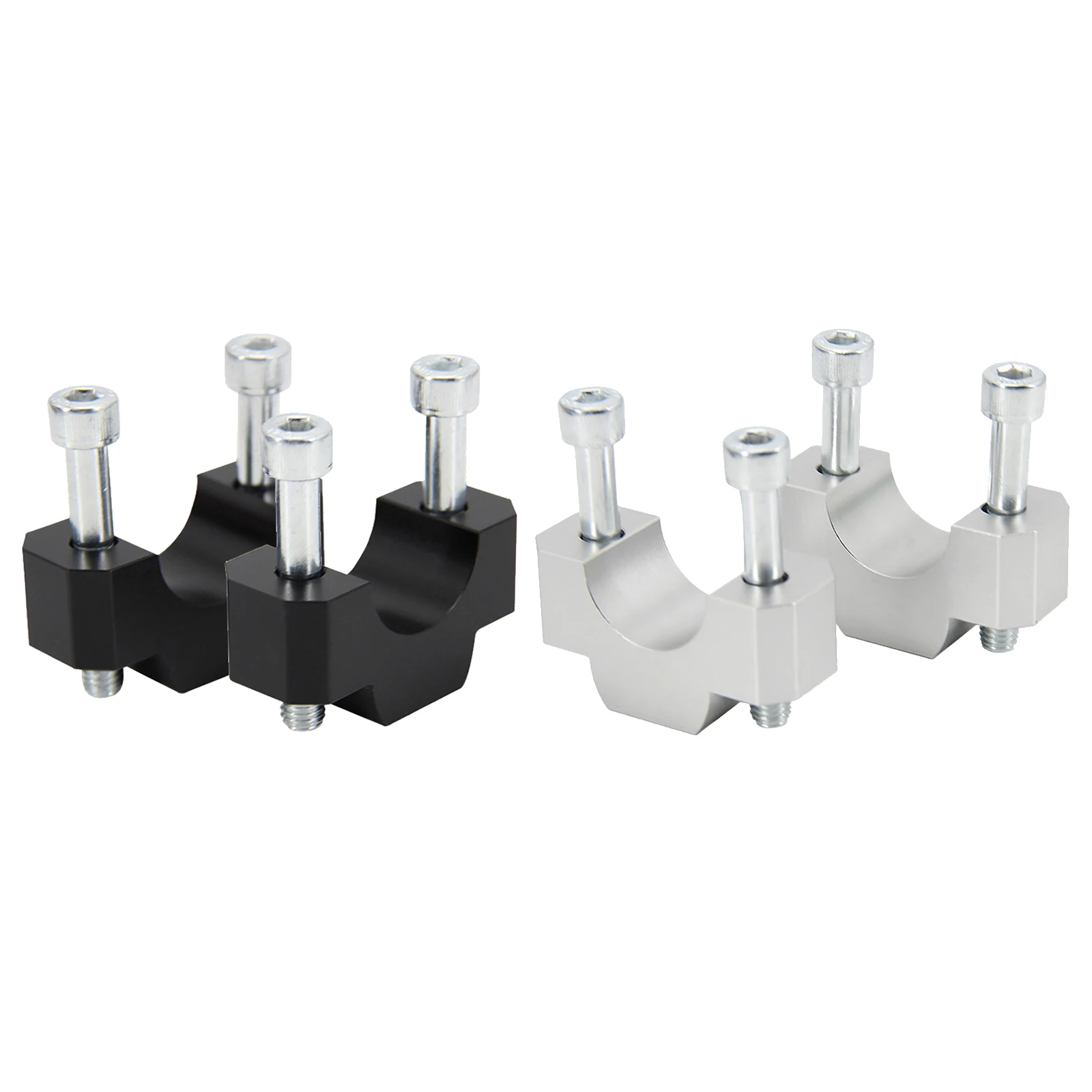 

2Pc CNC Aluminum Handle Bar Riser Mount Clamp for Honda CRF1100L Africa Twin