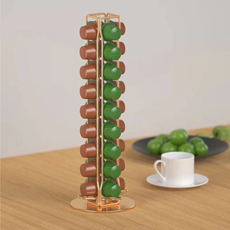 2019 Band Nespresso держатель кофе вращающаяся стойка для капсул бренд капсулы хранения