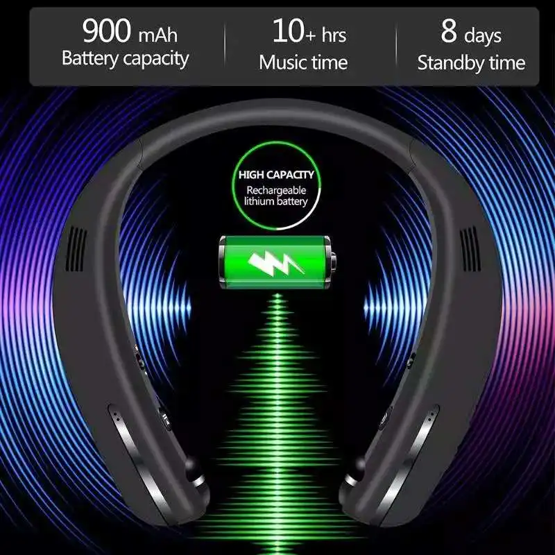 Innovative Neck Hanging Speaker Mounted Portable Bluetooth Headset Motion Sports Outdoor Waterproof |