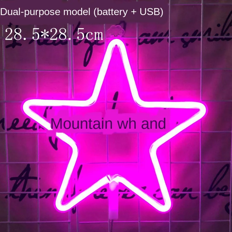 

Mini Led Neon Sign Light Moon Star Clouds Lips Cat Neon Sign for Room Home Party Wedding Decoration Xmas Gift Neon Lamp