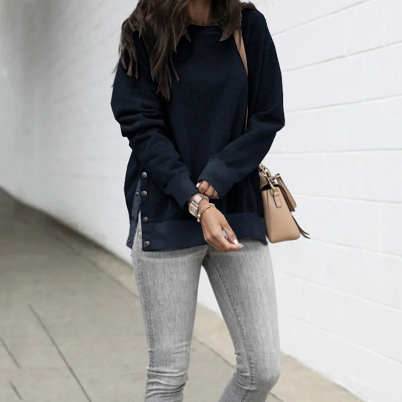 Lossky /женские свитшоты с длинным рукавом Осенний пуловер топы для женщин новинка