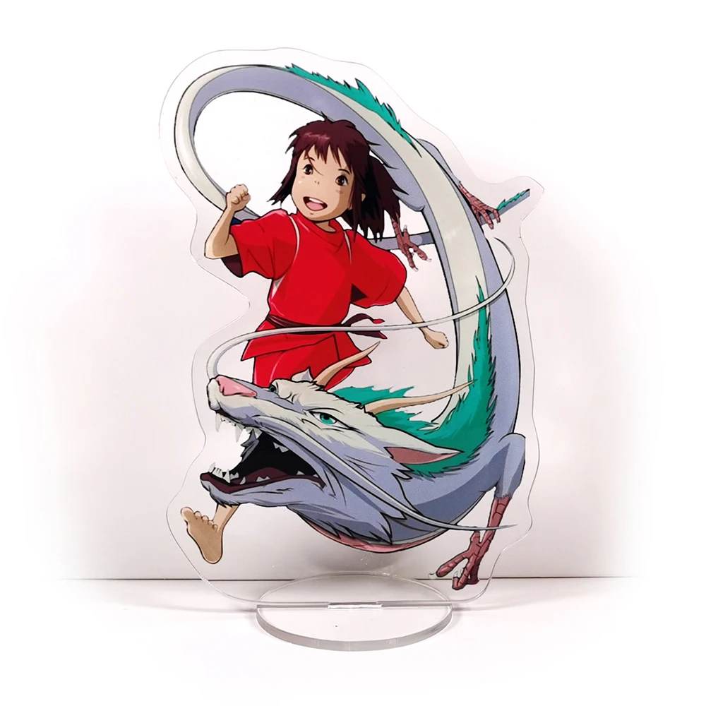 

Spirited Away ogino chihiro Haku Kohakunushi couple GM acrylic stand figure model plate holder cake topper anime