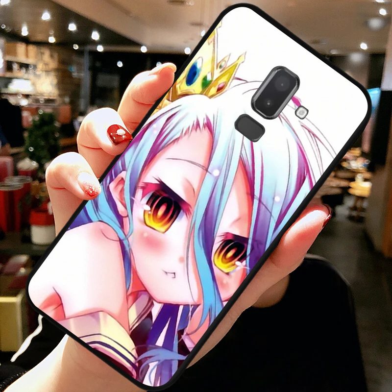 Мягкий чехол No Game Life Anime для Samsung Galaxy J8 J7 Duo J6 J4 Plus Prime 2018 ТПУ силикон |
