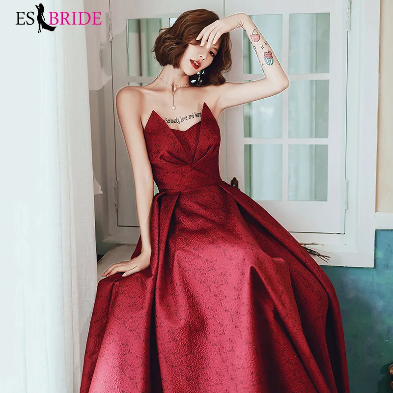 

Red Evening Dress Bride's 2020 New Summer Wedding Brassette Atmospheric Engagement Dress Dinne