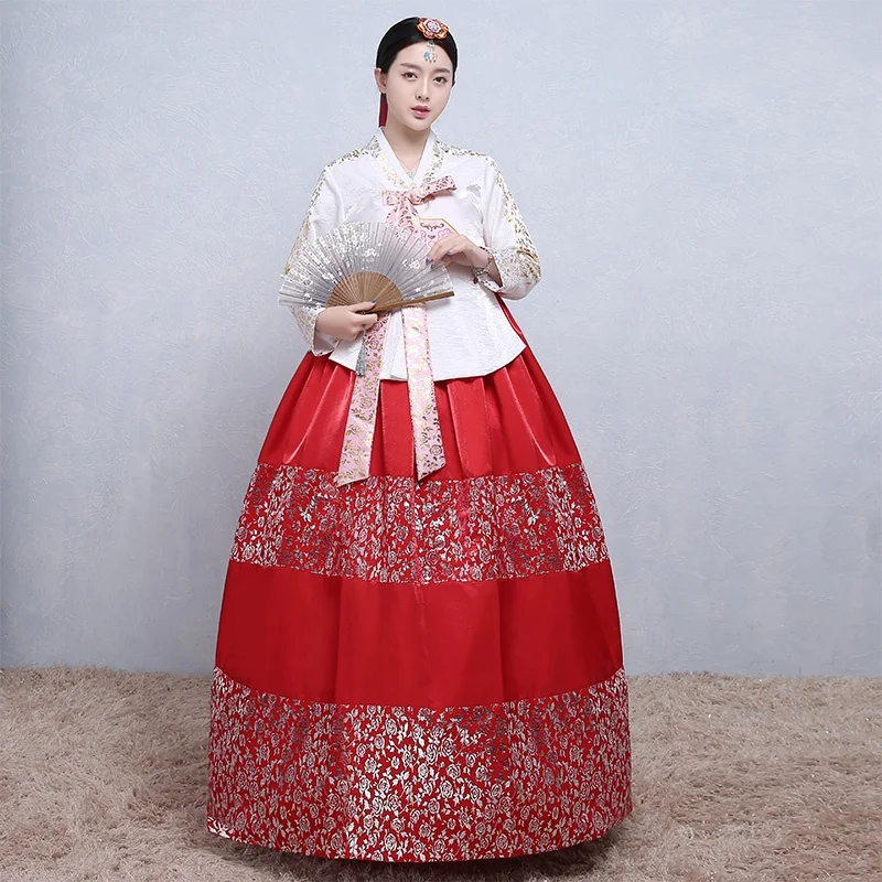 Hanbok Korean National Costume Traditional Dress Cosplay Wedding Performance Clothing TA2131 | Тематическая одежда и