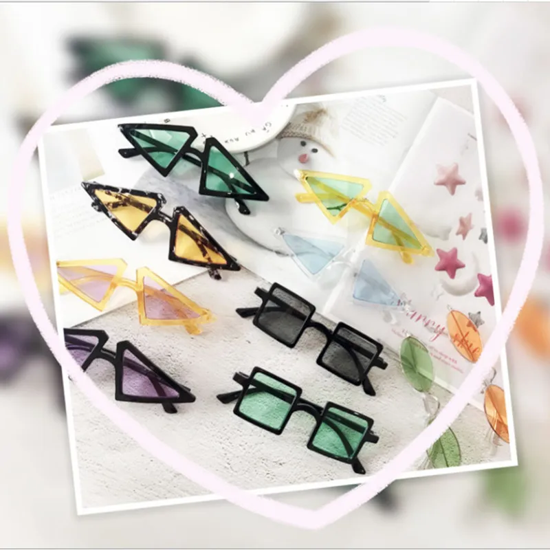 

Уникальные треугольные солнцезащитные очки «кошачий глаз» в стиле ретро