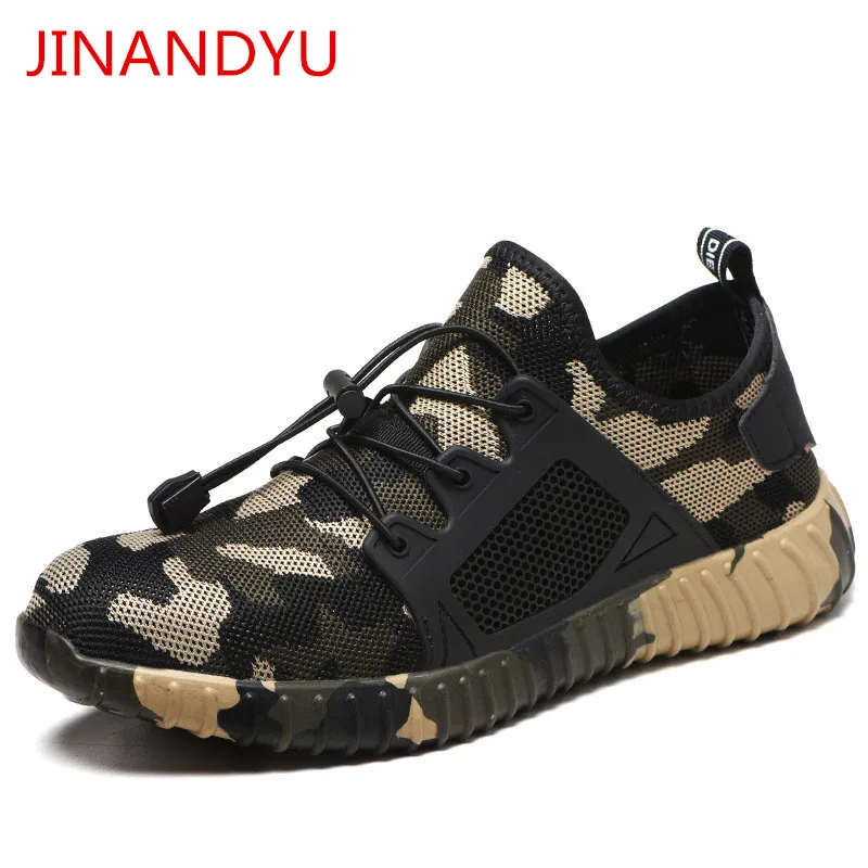 Летние ультра светильник Сталь носок обувь Рабочая для Для мужчин анти