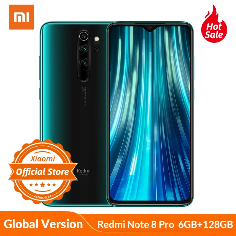 Xiaomi Redmi Note 8 Pro смартфон с 6 дюймовым дисплеем четырёхъядерным процессором MTK Heilo G90T