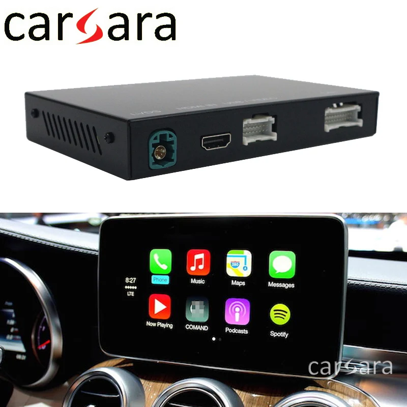 Verkauf Merce Des CarPlay Stecker-Auf Android Auto Für GLC Klasse W205 X253 AirPlay Phonelink Box NTG5 System Mit Stimme Control
