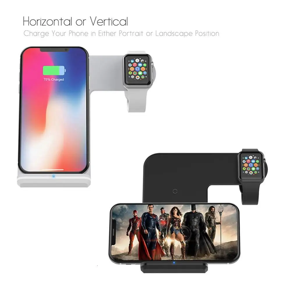 Беспроводное зарядное устройство для Apple Watch 5 4 3 2 1 быстрая Беспроводная зарядная
