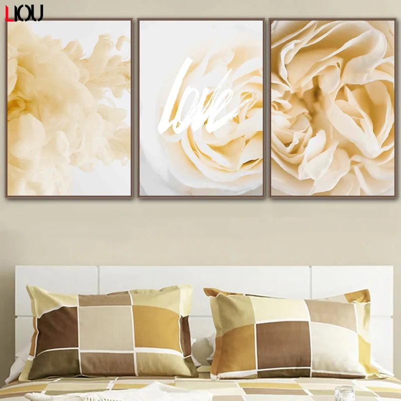 Настенная картина с изображением роз пляжа девушки цитаты настенная Картина на