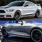2 шт., наклейки на боковые двери автомобиля Ford Mustang Shelby gt 500