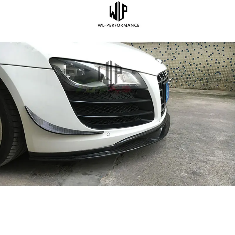 Высококачественный передний разветвитель губ R8 GT V8 V10 из ФАП/углеродного волокна