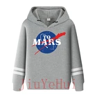 Мужская толстовка с капюшоном Mars SpaceX, черная толстовка с логотипом космический X, новая модная Толстовка в стиле бойфренда, свитшоты