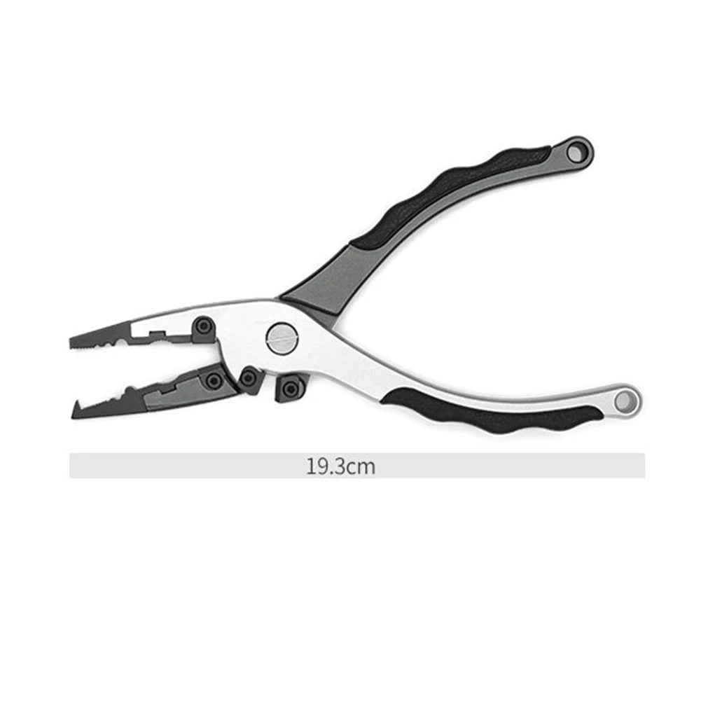 

Fishing Pliers Fishing Tools Line Cutter Multifunctional Knot Aluminum Alloy Scissors Hook Remover 168g 19.3CM Fishing Equipment