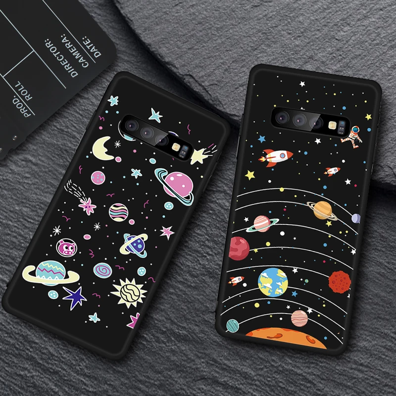 Для samsung Galaxy S8 S9 S10 Plus S10e Note 8 9 10 Pro Чехол с узором из мягкого ТПУ для A6 A8 A9 A7 2018 милый