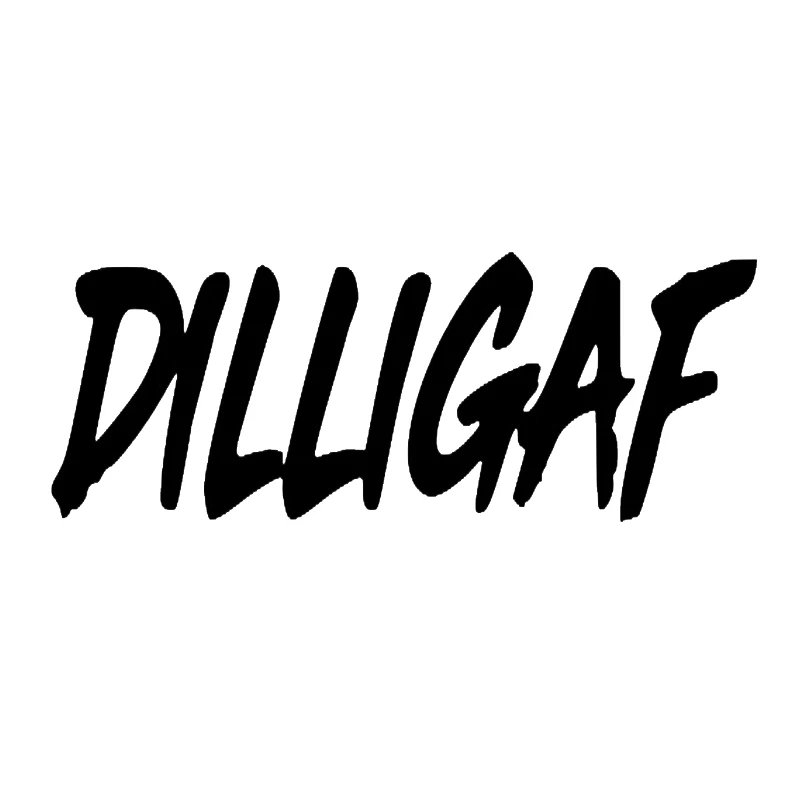 

17*6.5cm New Style Hot cool DILLIGAF Vinyl Decal JDM Car Sticker For Car Truck Creative Decorative Car Styling Decal Jdm