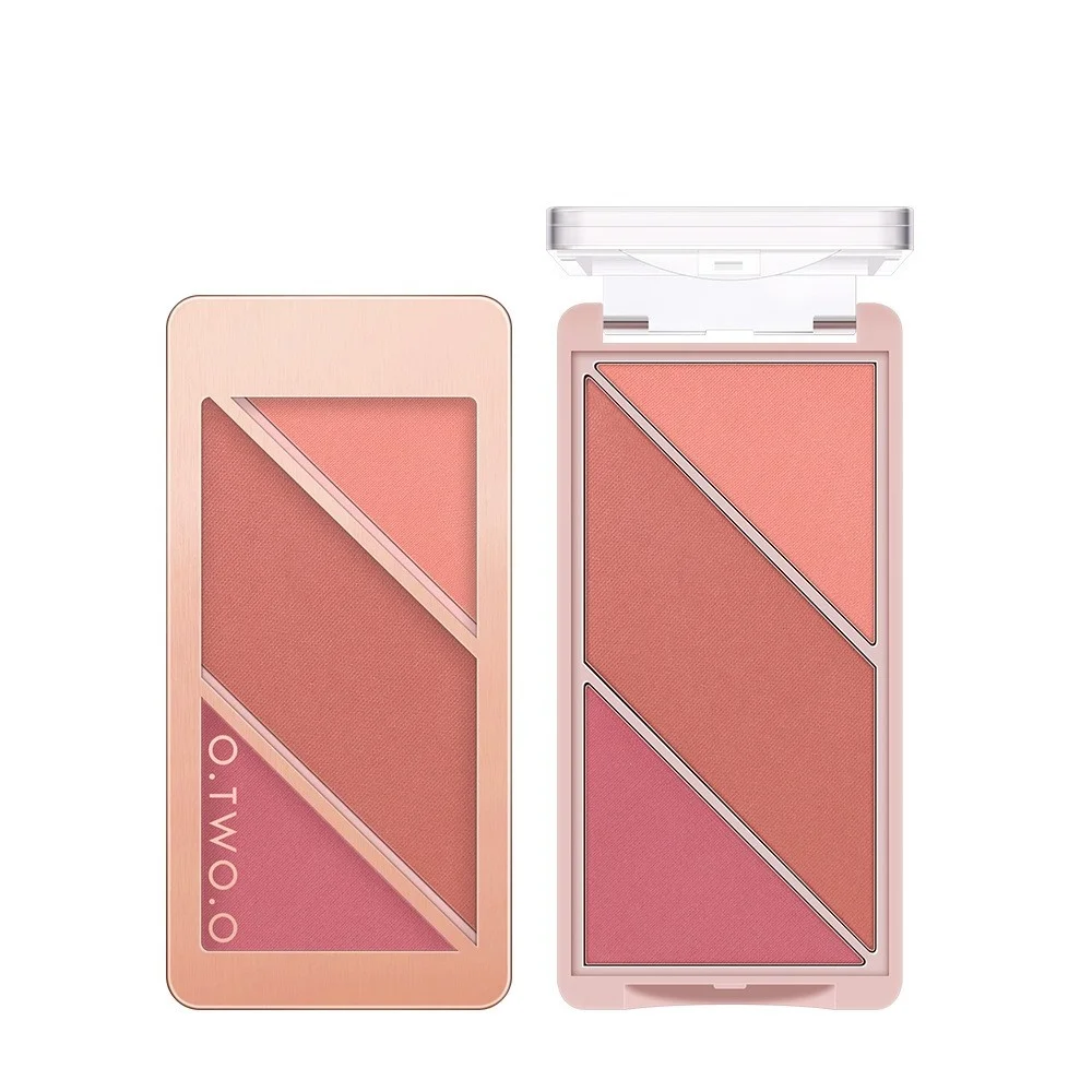 

Highlighter Eye Shadow Blusher 3 In 1 Palette Silky Shimmer Bright Long Lasting Contouring Matte Ultra Fine Powder Face Cosmetic