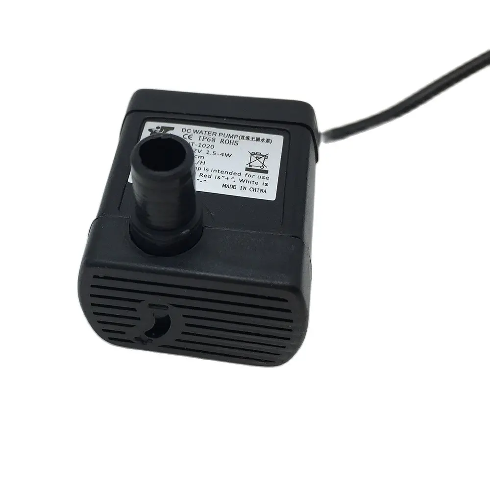 JT-1020 USB/Мама DC 5 ~ 12 В 80 200 л/ч микро погружной Бесщеточный Водяной насос |