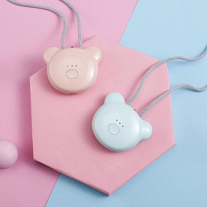 

Wearable Air Purifier Necklace Mini Portable USB Air Cleaner Negative Ion Generator Low Noise Air Freshener Blue