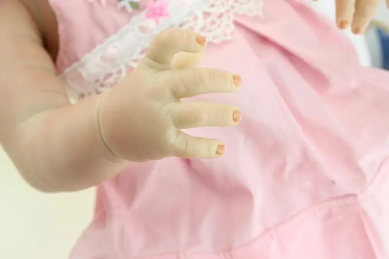 Nicery 22 дюйма 55 см Bebe Reborn Baby Doll Жесткий Силиконовый мальчик девочка игрушка подарок