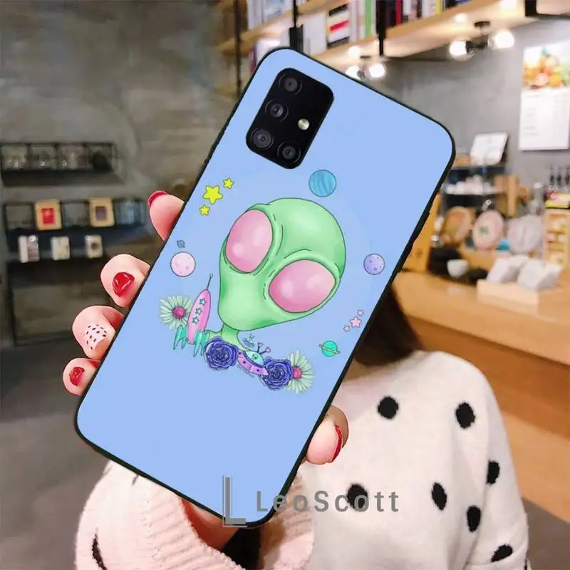 

Aesthetics Alien Phone Cases For Samsung A40 A50 A51 A71 A20E A20S S8 S9 S10 S20 Plus note 20 ultra 4G 5G