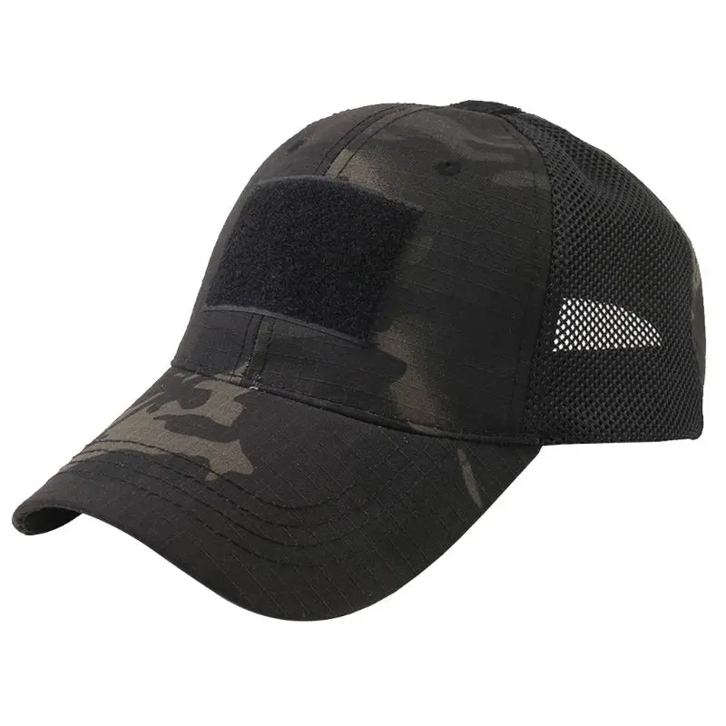 

u Outdoor Camouflage Adjustable Cap, Mesh Military Army Airsoft, Fishing Hunting Hat